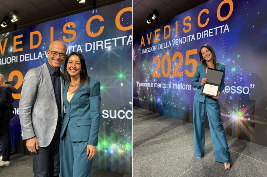 cristina caprasecca premiazione avedisco